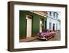 Old American Vintage Car, Trinidad, Sancti Spiritus Province, Cuba, West Indies-Yadid Levy-Framed Photographic Print