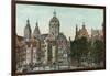 Old Amsterdam, Holland-null-Framed Art Print