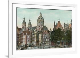 Old Amsterdam, Holland-null-Framed Art Print