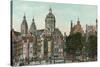 Old Amsterdam, Holland-null-Stretched Canvas