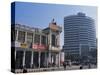 Old and New Architecture, Connaught Place, New Delhi, Delhi, India-John Henry Claude Wilson-Stretched Canvas