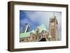 Old and New Buildings in Minneapolis-benkrut-Framed Photographic Print