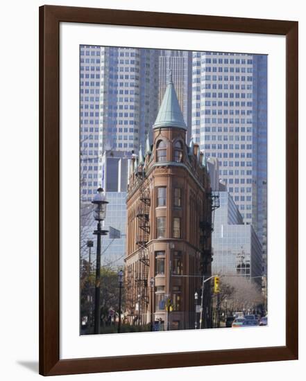 Old and New Buildings in the Downtown Financial District, Toronto, Ontario, Canada, North America-Anthony Waltham-Framed Photographic Print