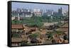 Old and New Buildings of Beijing-Vittoriano Rastelli-Framed Stretched Canvas