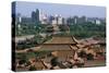 Old and New Buildings of Beijing-Vittoriano Rastelli-Stretched Canvas