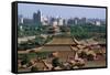 Old and New Buildings of Beijing-Vittoriano Rastelli-Framed Stretched Canvas