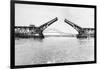 Old and New Cape Cod Canal Bridges-null-Framed Premium Photographic Print