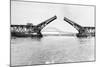 Old and New Cape Cod Canal Bridges-null-Mounted Photographic Print