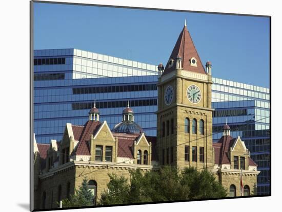 Old and New City Halls, Calgary, Alberta, Canada, North America-Simanor Eitan-Mounted Photographic Print