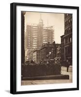 Old and New New York, 1910-Alfred Stieglitz-Framed Art Print