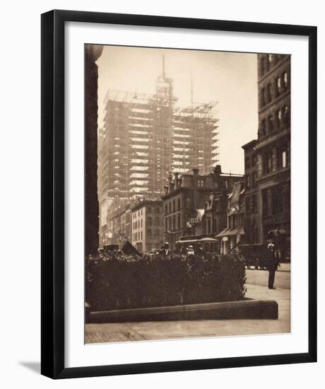 Old and New New York, 1910-Alfred Stieglitz-Framed Art Print