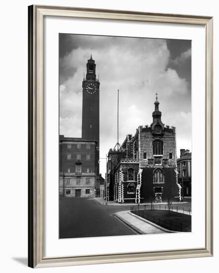 Old and New Norwich-Fred Musto-Framed Photographic Print