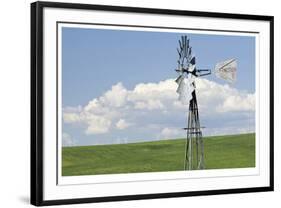 Old And New Windmills-Donald Paulson-Framed Giclee Print