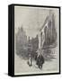 Old Antwerp, at the Antwerp Exhibition-Herbert Railton-Framed Stretched Canvas