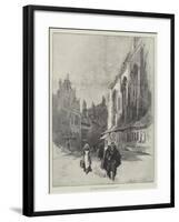 Old Antwerp, at the Antwerp Exhibition-Herbert Railton-Framed Giclee Print