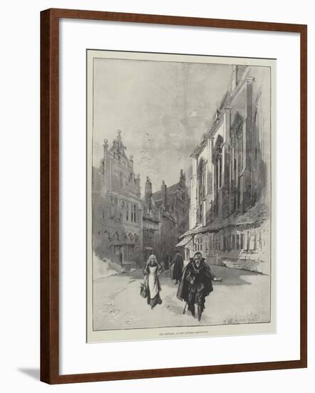 Old Antwerp, at the Antwerp Exhibition-Herbert Railton-Framed Giclee Print