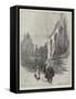 Old Antwerp, at the Antwerp Exhibition-Herbert Railton-Framed Stretched Canvas