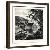 Old Aqueduct on the Conemaugh. the Conemaugh River Is Formed at Johnstown in Southwestern Cambria C-null-Framed Giclee Print