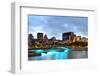 Old Architecture at Dusk on Street in Old Montreal in Canada Panorama-Songquan Deng-Framed Photographic Print