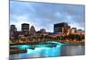 Old Architecture at Dusk on Street in Old Montreal in Canada Panorama-Songquan Deng-Mounted Photographic Print