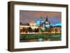 Old Architecture at Dusk on Street in Old Montreal in Canada-Songquan Deng-Framed Photographic Print