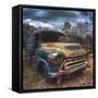 Old Auto Left to Rust in the Woods-Eric Tinsley-Framed Stretched Canvas