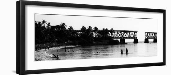 Old Bahia Honda Bridge Florida Keys - Bridges Roads-Philippe Hugonnard-Framed Photographic Print