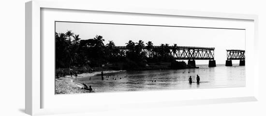 Old Bahia Honda Bridge Florida Keys - Bridges Roads-Philippe Hugonnard-Framed Photographic Print