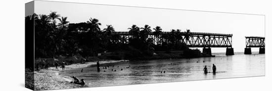 Old Bahia Honda Bridge Florida Keys - Bridges Roads-Philippe Hugonnard-Stretched Canvas