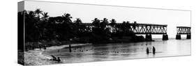 Old Bahia Honda Bridge Florida Keys - Bridges Roads-Philippe Hugonnard-Stretched Canvas