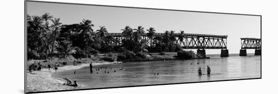 Old Bahia Honda Bridge Florida Keys - Bridges Roads-Philippe Hugonnard-Mounted Photographic Print