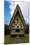 Old Bai, a Chief's House on the Island of Babeldoab, Palau, Central Pacific, Pacific-Michael Runkel-Mounted Photographic Print