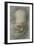 Old Bald Head and Bearded, Nearly Face, Looking Down-Federico Barocci-Framed Giclee Print