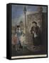 Old Ballad Singer Standing on a Street Corner, C1780-JR Smith-Framed Stretched Canvas