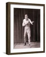 Old Bare-Knuckle Fighter-null-Framed Art Print