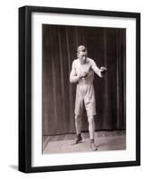 Old Bare-Knuckle Fighter-null-Framed Art Print