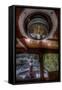 Old Barge with Compass-Nathan Wright-Framed Stretched Canvas