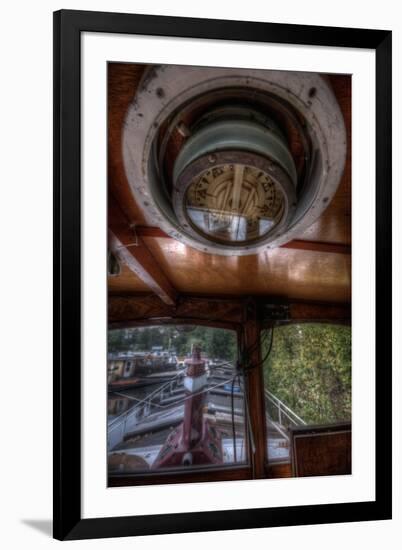 Old Barge with Compass-Nathan Wright-Framed Photographic Print