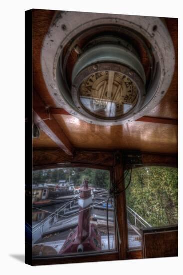 Old Barge with Compass-Nathan Wright-Stretched Canvas