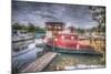 Old Barge-Nathan Wright-Mounted Photographic Print