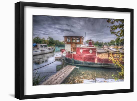 Old Barge-Nathan Wright-Framed Photographic Print