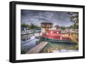 Old Barge-Nathan Wright-Framed Photographic Print