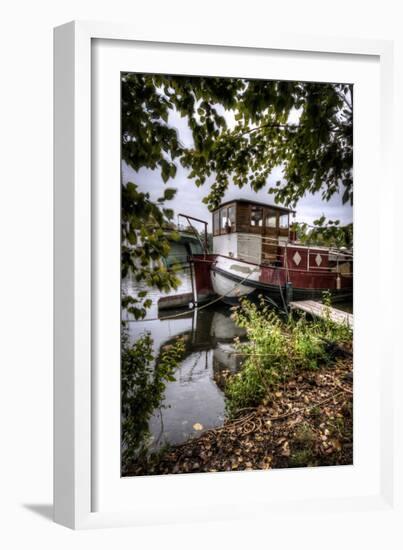 Old Barge-Nathan Wright-Framed Photographic Print