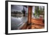 Old Barge-Nathan Wright-Framed Photographic Print