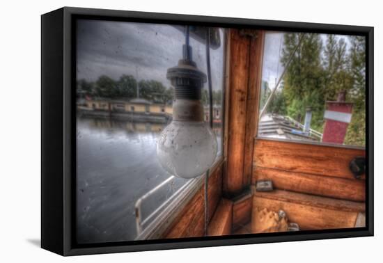 Old Barge-Nathan Wright-Framed Stretched Canvas