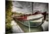 Old Barge-Nathan Wright-Mounted Photographic Print