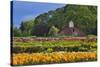 Old Barn and Flower Nursery, Willamette Valley, Oregon, USA-Jaynes Gallery-Stretched Canvas