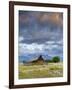 Old Barn and Teton Mountain Range, Jackson Hole, Wyoming, USA-Michele Falzone-Framed Photographic Print