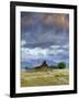 Old Barn and Teton Mountain Range, Jackson Hole, Wyoming, USA-Michele Falzone-Framed Photographic Print