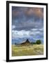 Old Barn and Teton Mountain Range, Jackson Hole, Wyoming, USA-Michele Falzone-Framed Photographic Print